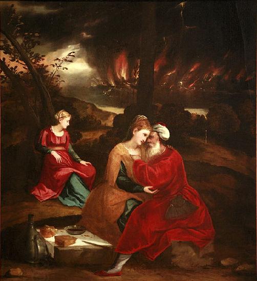 Bonifacio de Pitati Lot and his daughters China oil painting art